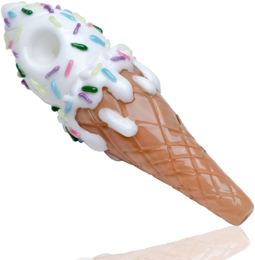 Ice Cream Cone Bowl - Smoking Pipe (600x600), Png Download