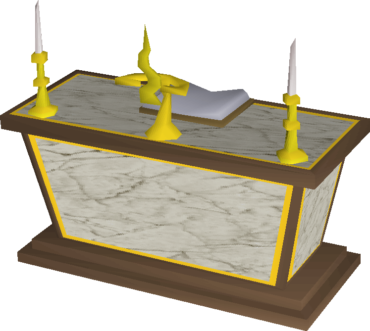 Altar Clipart Bells - Gilded Altar Osrs (747x669), Png Download