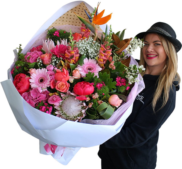 Strawberries And Cream Bouquet - Magic Line Creme Bouquet (636x600), Png Download