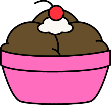 Chocolate Ice Cream Clip Art (365x343), Png Download