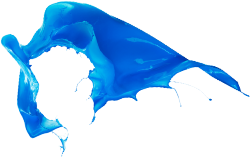 Blue Color Splash Png (920x700), Png Download