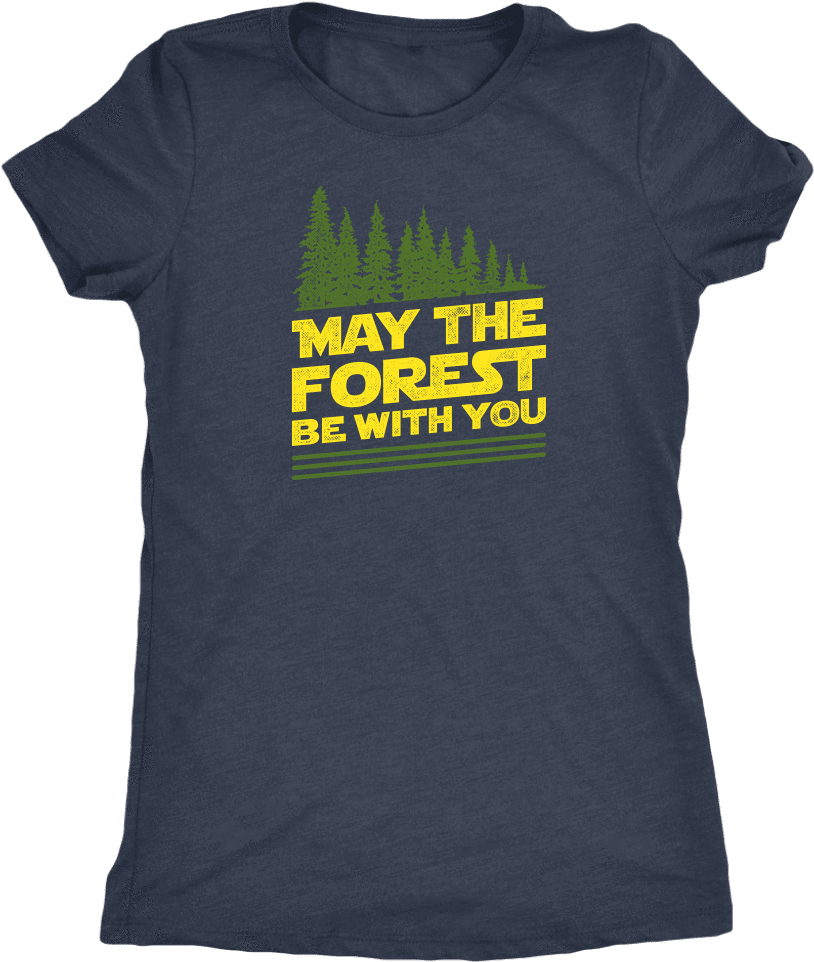 Color Splash May The Forest Be With You Shirt - Shirt (1024x1024), Png Download