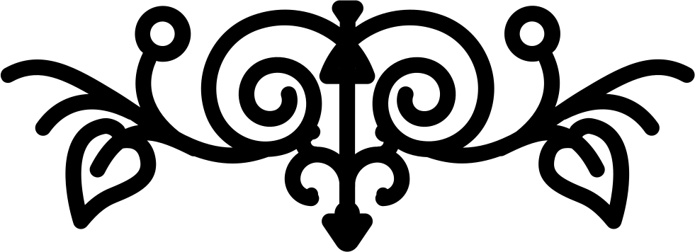 Ornamental Floral Design - Floral Design (981x356), Png Download