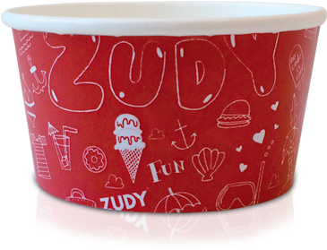 Ice Cream Cup 8oz - Cup (500x650), Png Download