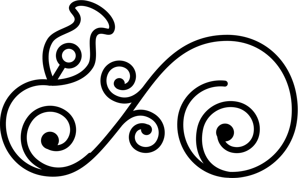 Floral Design Of Asymmetric Shape Comments - Hiasan Vektor Png (981x586), Png Download