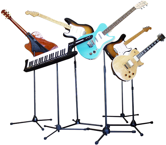 Guitar Holder (650x520), Png Download