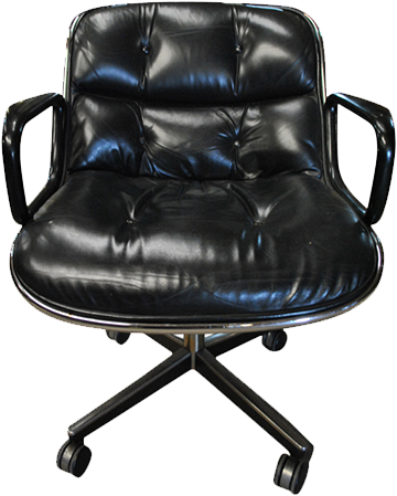 Vintage Knoll Swivel Desk Chair - Office Chair (639x489), Png Download