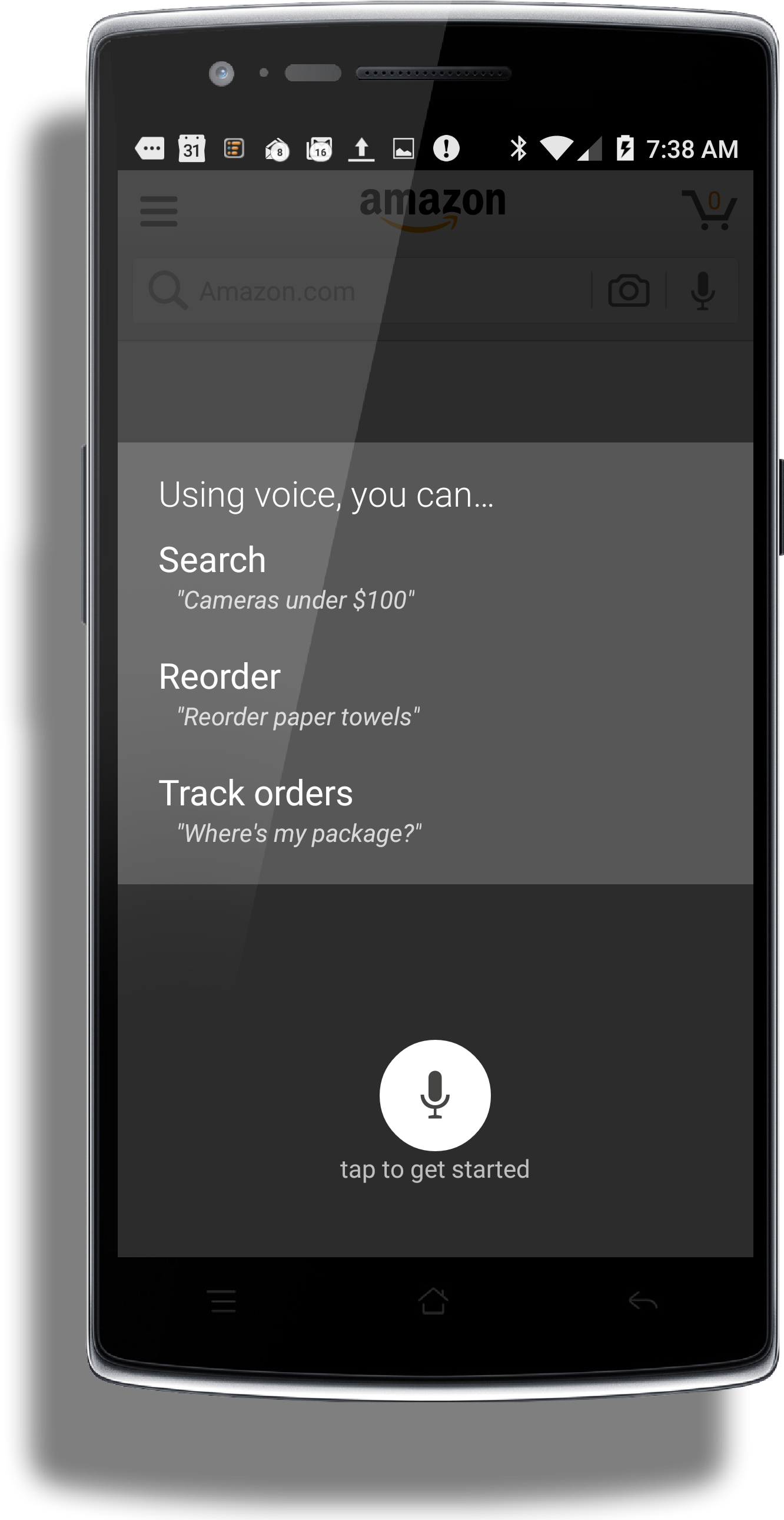 Amazon Voice Search Attracts Older Shoppers, Younger - Android (2787x2787), Png Download