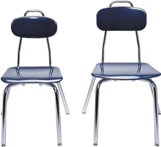 Solid Plastic Four Leg Chair - Chair (768x768), Png Download
