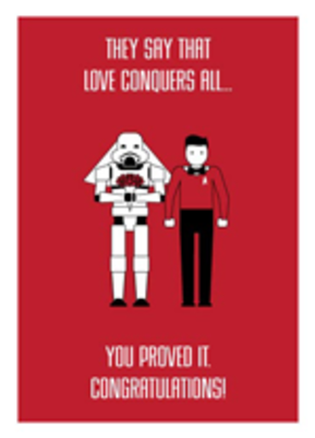 Love Conquers All - Star Wars Wedding Anniversary (400x400), Png Download