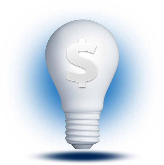 3d White Lightbulb Smat Option Loan Featuredcontent - Incandescent Light Bulb (700x700), Png Download