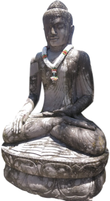 Huge Lava Stone Ganesh - Sculpture (300x400), Png Download