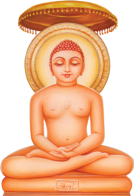 Mahavir Transparent Png - Bhagwan Mahavir Png (640x750), Png Download
