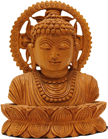 Buddha Head For Home Décor - Gautama Buddha (412x556), Png Download