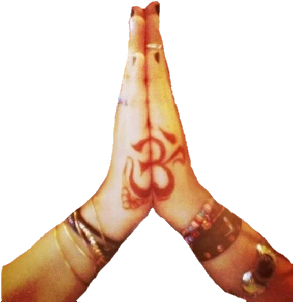 Blogger Image, Namaste Png - Tattoo (612x612), Png Download