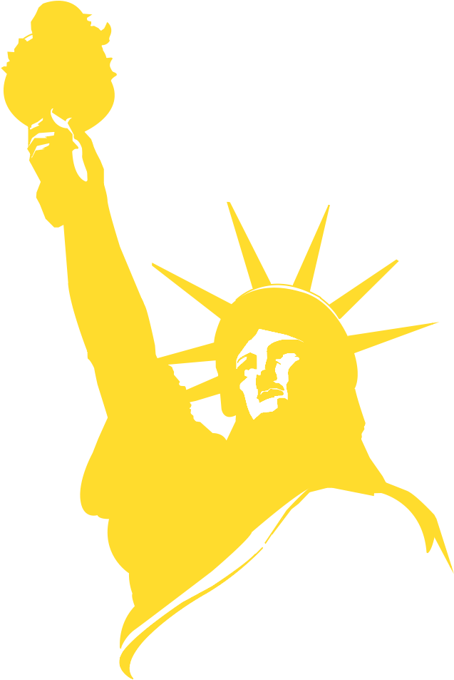 Libertarian - Statue Of Liberty (1000x1000), Png Download