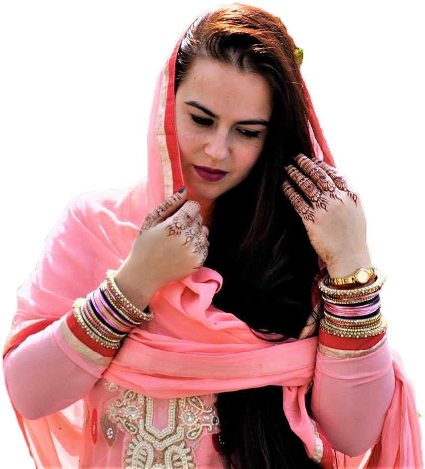 A Mehndi With Gaia Is An Exclusive Voyage In Indian - Indian Sad Girls Png (960x954), Png Download