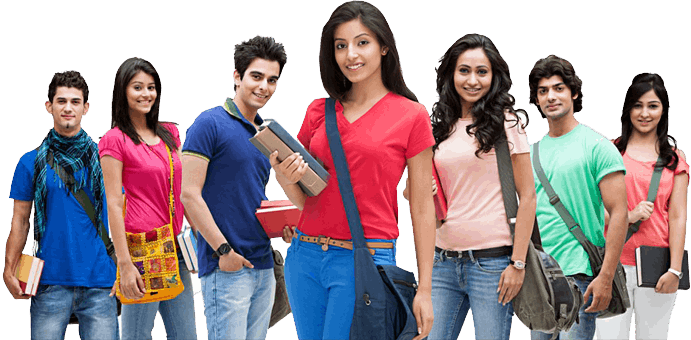 College Students Group Png (691x340), Png Download