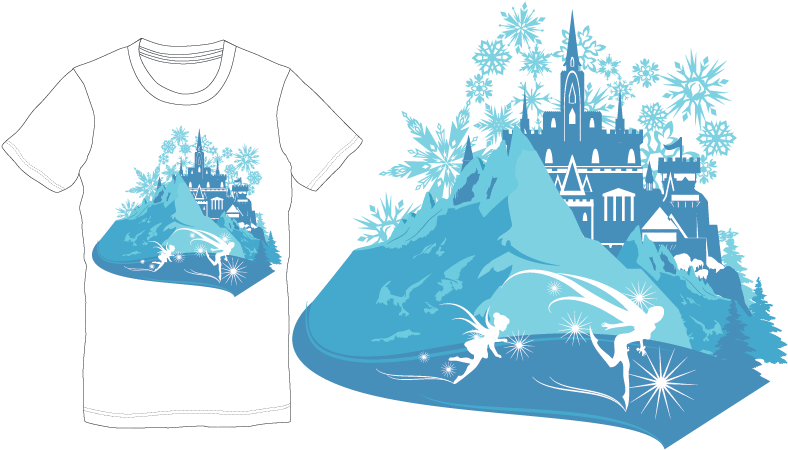 $120 Mouse Monthly Winter T-shirt Desgin Logo Design - Winter T Shirt Design (800x601), Png Download