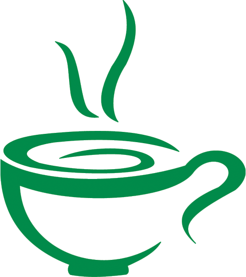 Oolong Tea - Green Coffee Cup Png (502x565), Png Download