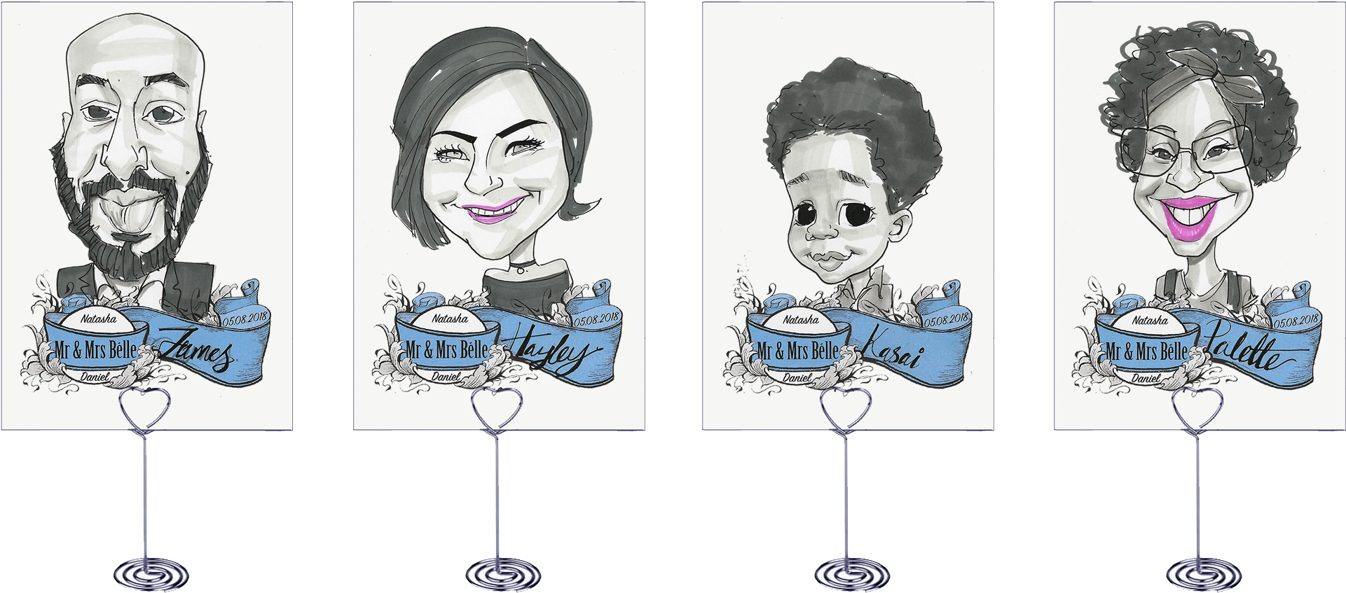 Caricature Cards - Caricature (1928x853), Png Download