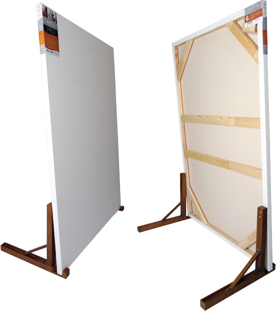 Fredrix Bace - Easel For Big Canvas (547x617), Png Download