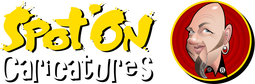 Spot On Caricature Artist For Hire - Caricature (847x281), Png Download