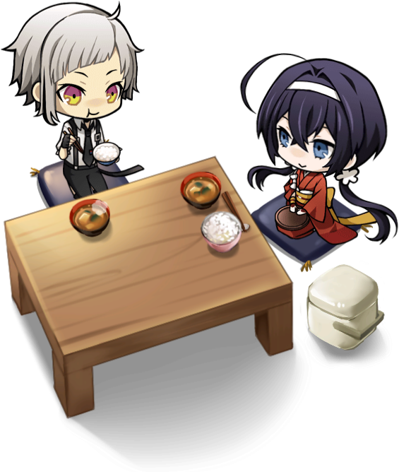 Office Dining3 - Bungou Stray Dogs Mayoi Inu Kaikitan Kyoka (650x680), Png Download