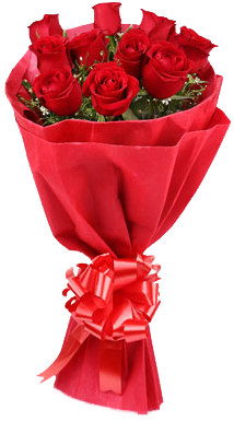 Bunch Of 12 Red Roses - Rose Bunch Hd Png (428x428), Png Download