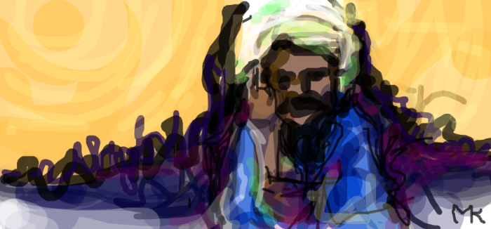 Done With My Finger And Laptop - Painting (700x326), Png Download