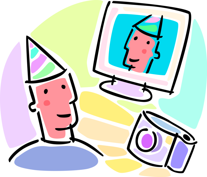 Vector Illustration Of Digital Photography Camera And (818x700), Png Download