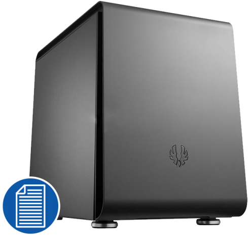 Ocuk Tech Labs H110 Skylake Home & Small Office Micro - Bitfenix No Power Supply Mini-itx Tower Case Bfc-phe-300-kkxkk-rp (750x750), Png Download