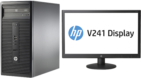 Hp 280 I3 With Os 500gb Business Desktop Pc - Hp Desktop 280 G1 Mt (500x500), Png Download