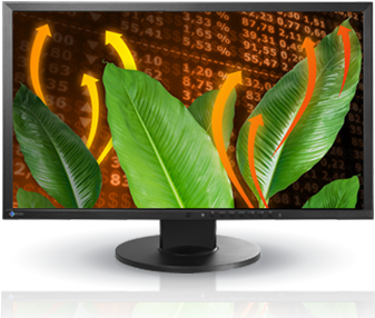 Productphoto1 - Productphoto2 - Productphoto3 - Eizo Flexscan Ev2316w (400x410), Png Download