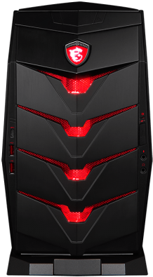 Msi Aegis X Front (600x480), Png Download