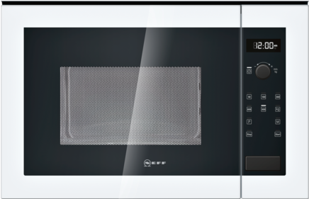 Neff H12we60w0g Built-in Microwave Oven In White, 900w (435x515), Png Download