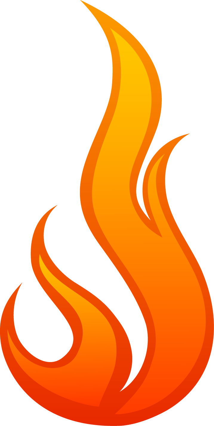 Flame, Fire - Portable Network Graphics (717x1426), Png Download