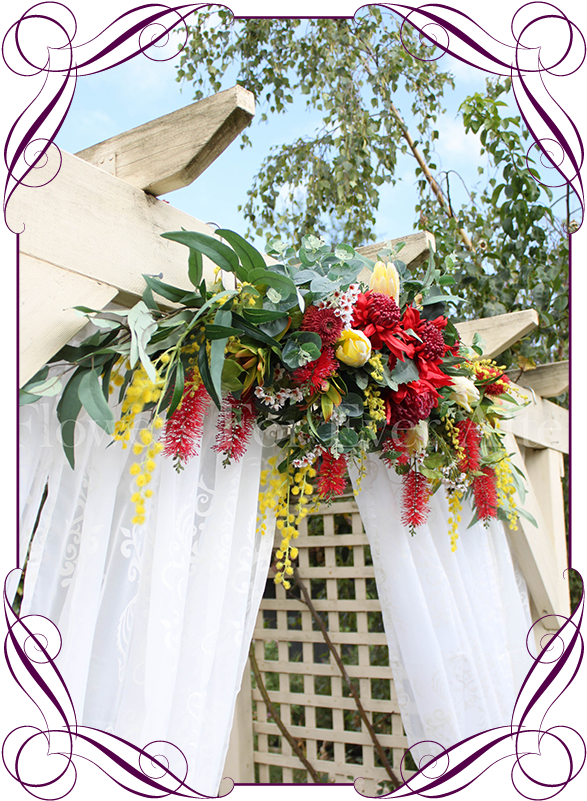 Katherine Wedding Arbor Arch Table Decoration Garland - Flower (608x822), Png Download