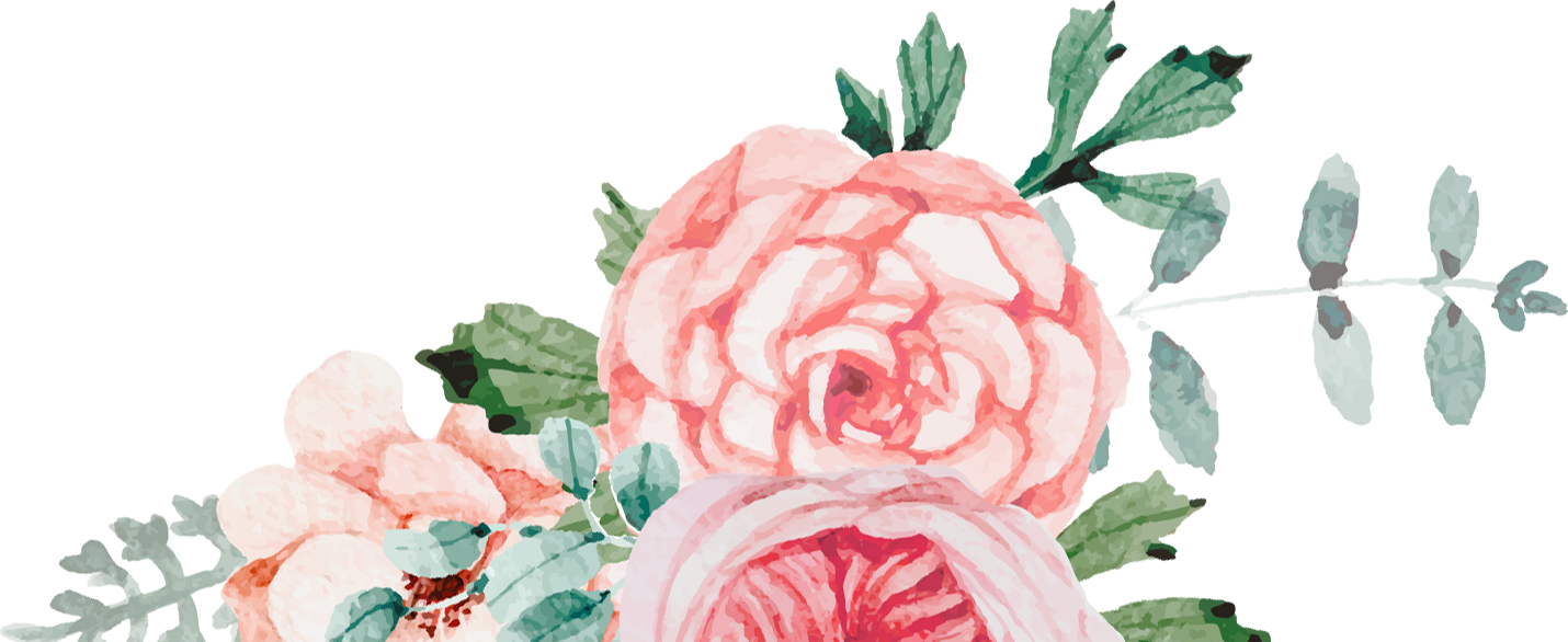 We Would Like To Welcome You To Our Wedding Website - Watercolor Floral Clutch - Women Clutch - Women Handbag (1430x586), Png Download