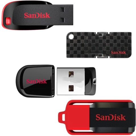 Pen Drive Download Transparent Png Image - 4gb Cruzer Fit Usb 2.0 Flash Drive (500x500), Png Download