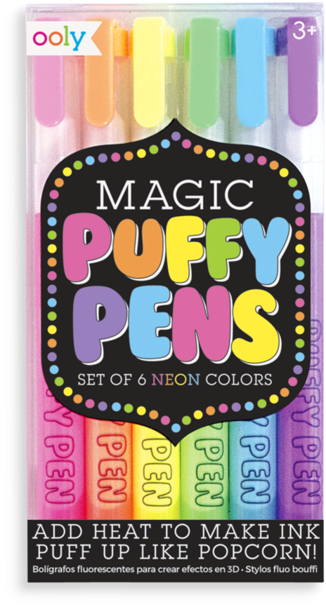 Puffy Pens (1024x1024), Png Download