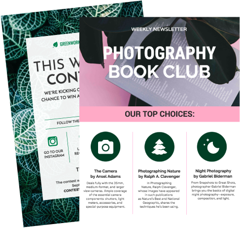 Being Concise - Newsletter Informative (489x475), Png Download