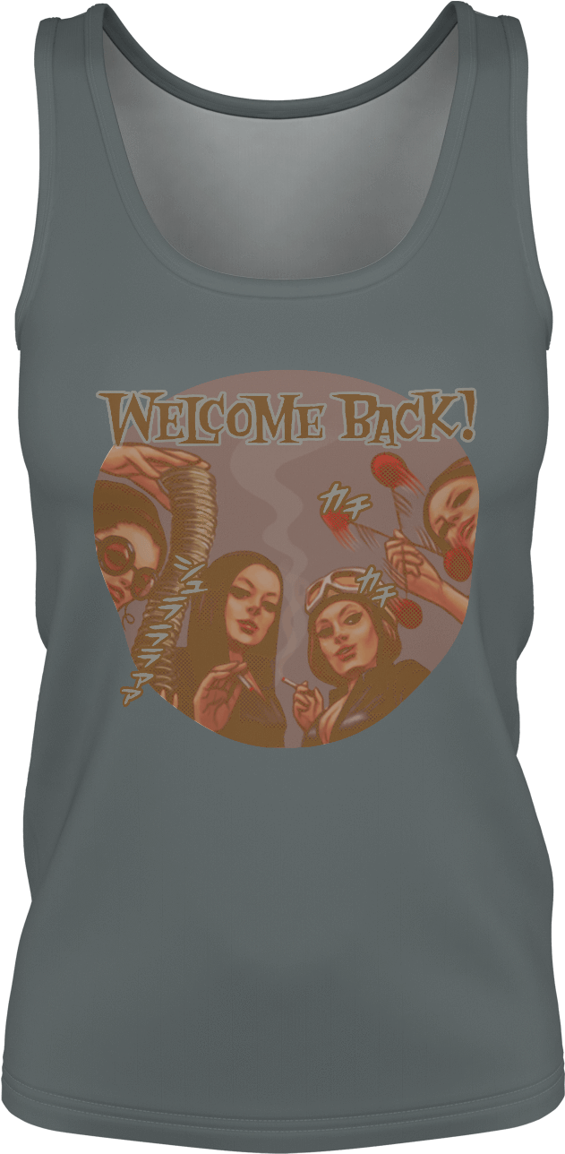 Haruki Ara Bad Girl Welcome Sj Tank - Active Tank (1600x1600), Png Download