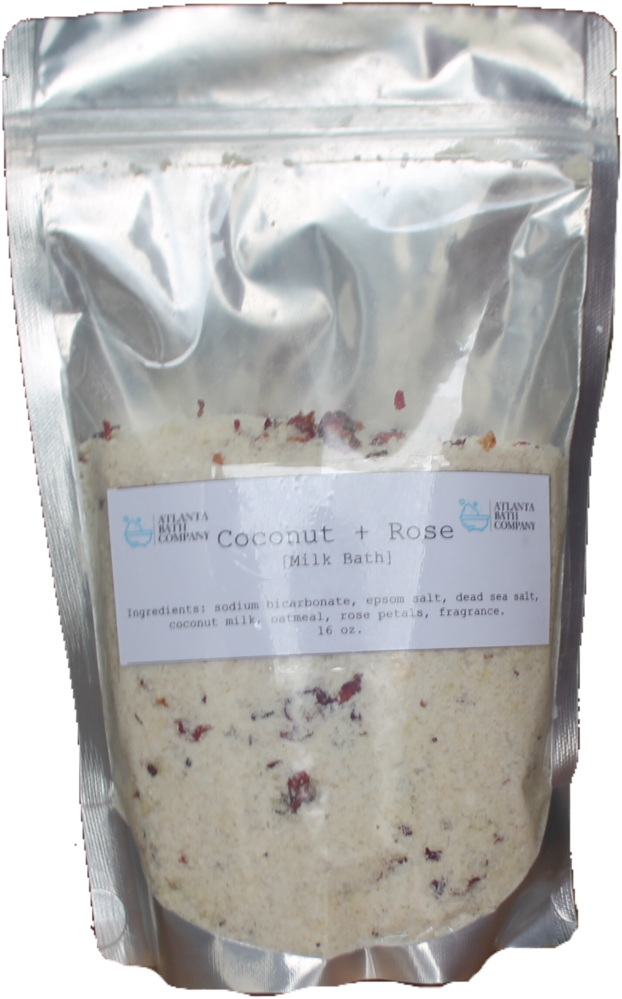 Coconut Rose Bath Milk Soak - Milk Bath (854x1024), Png Download