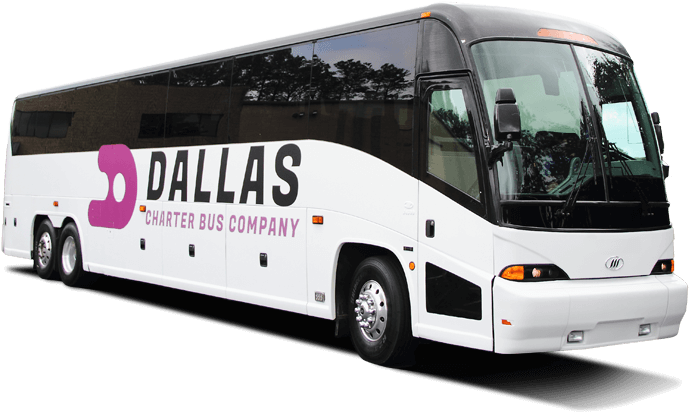 Rent A Charter Bus From Dallas Charter Bus Company - Dallas Charter Bus Company (703x428), Png Download