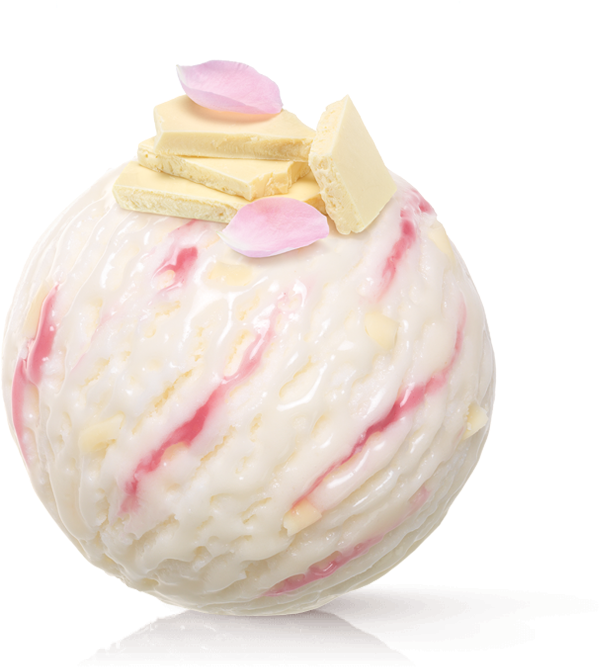 White Chocolate & Rose - Mövenpick White Chocolate Rose (1250x750), Png Download