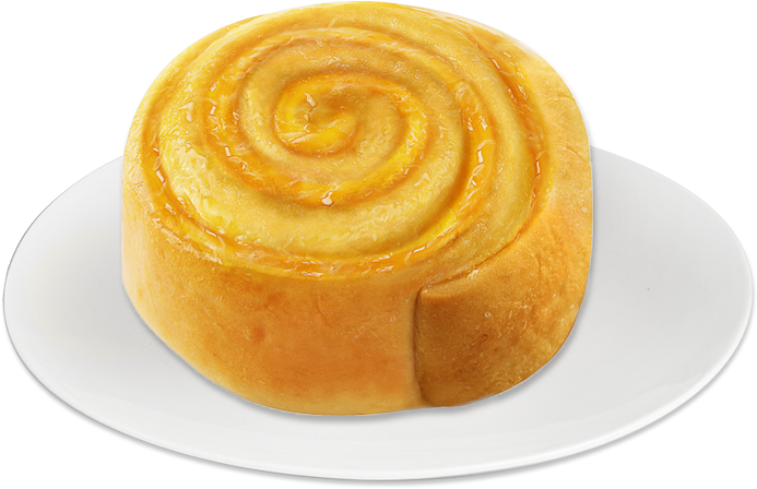 Mango-swirl - Sticky Bun (745x485), Png Download
