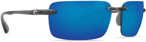 Ay50 Thunder Gray Blue Mirror Lens Angle4 Copy - Costa Cayan Sunglasses In Grey (505x551), Png Download