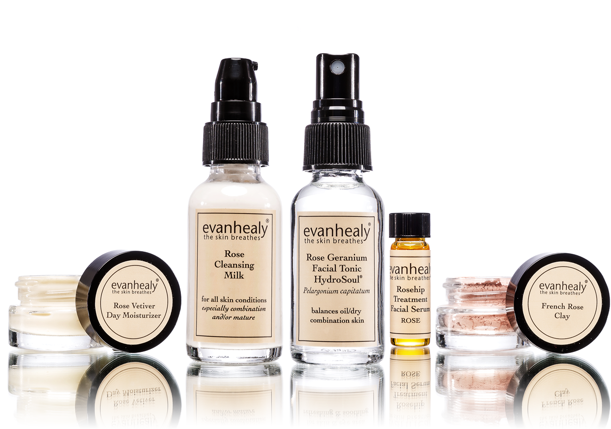 Rose Face Care Kit - Blue Face Care Kit By Evanhealy (1224x1204), Png Download