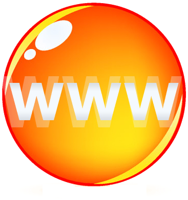 Web Trans Icon - Website Icon Png Orange (486x438), Png Download